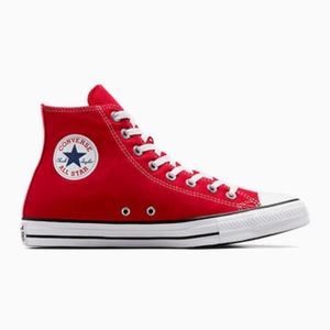 Red high top converse